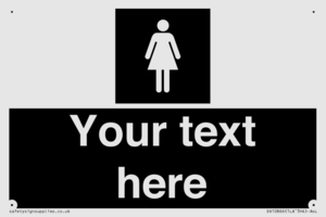 Custom information: black panel female